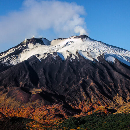 Crater peaks • Etna North • Climbing back up the volcano